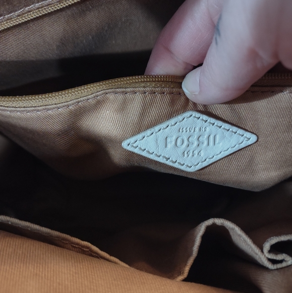 Fossil leather Madison coconut tote bag - Picture 9 of 9